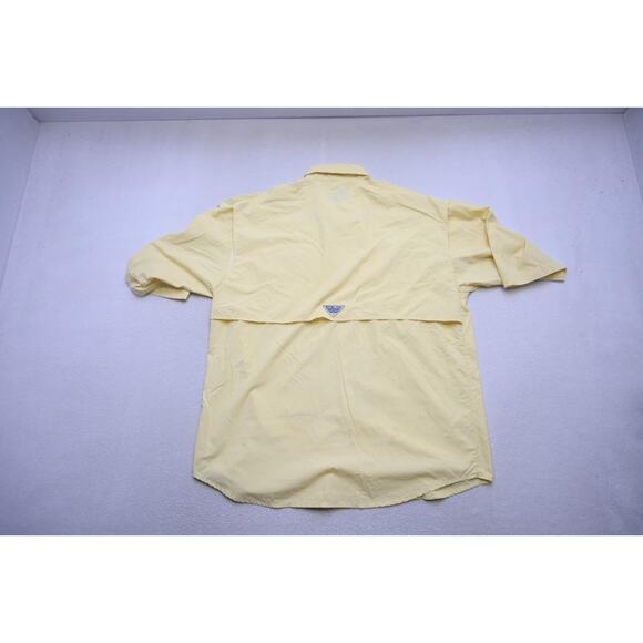 VTG Columbia PFG Vented Fishing Shirt Nylon UPF 30+ Camp Shirt Mens Large - Picture 12 of 16